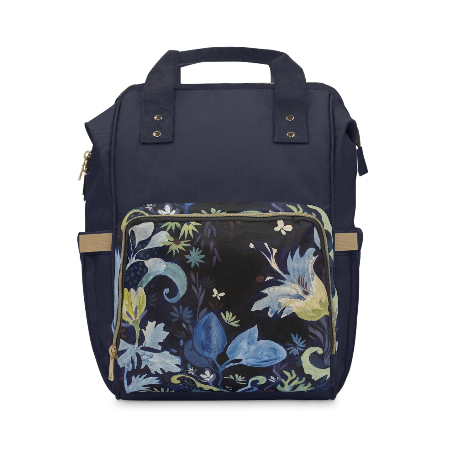 Blue Nightfall Simple, Multifunctional Diaper Backpack