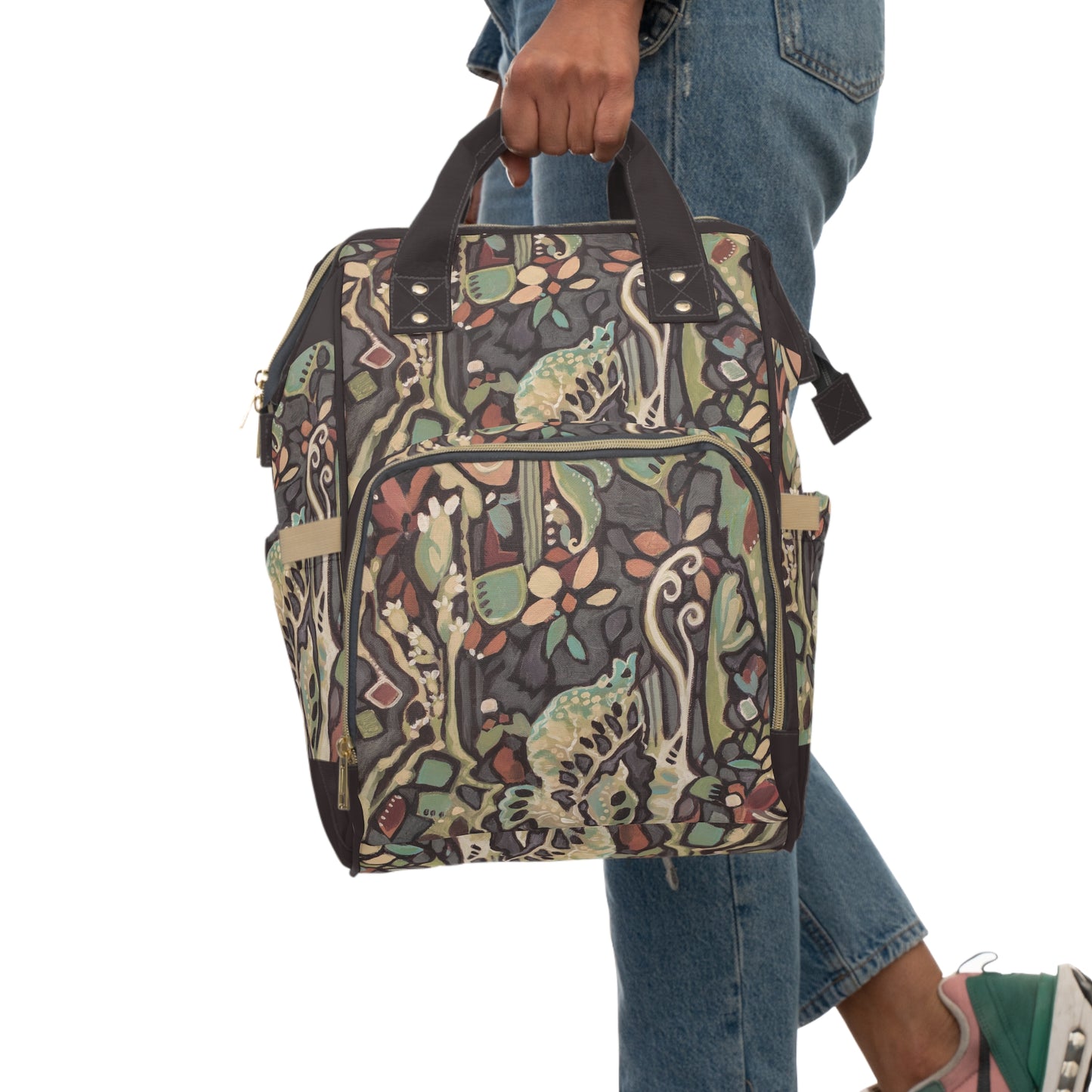 Wild Floret, Multifunctional Diaper Backpack
