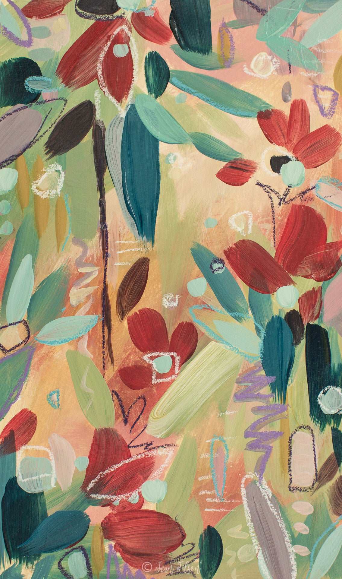Asking for Flowers Painting