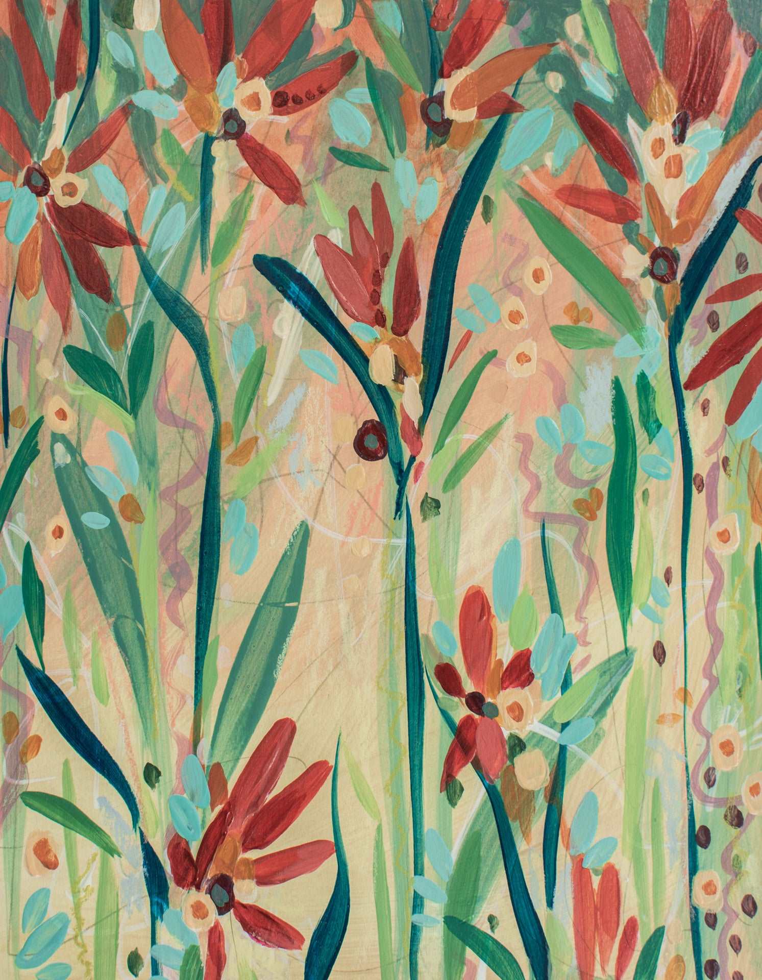 Footsteps in the Distance 2/4 Painting