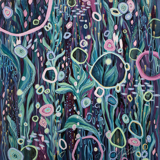 BEAUTY IN NUMBERS, Original abstract canvas painting for sale, Abstract art, Intuitive