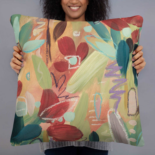 Asking for flowers, Pillow