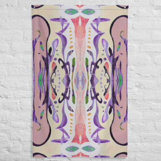 Dove Purple Tapestry Flag