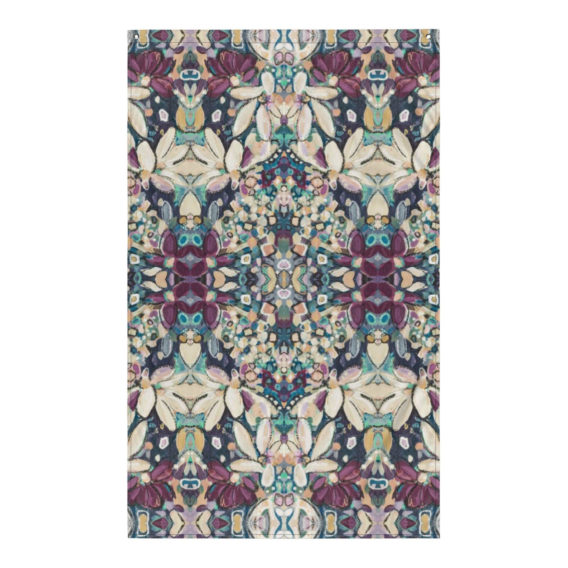 Flower Fix Tapestry Flag