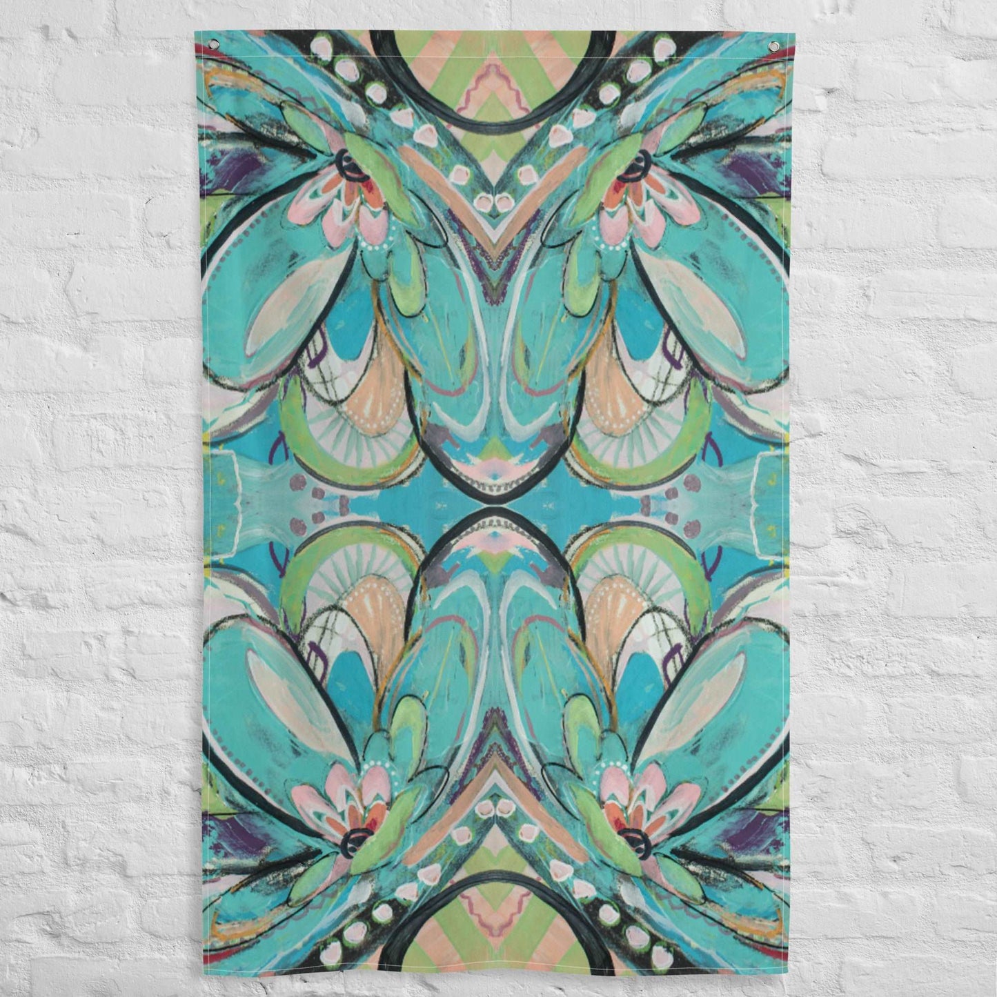 Female of the Species 3 Tapestry Flag