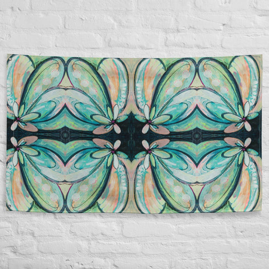 Female of the Species 2 Tapestry Flag