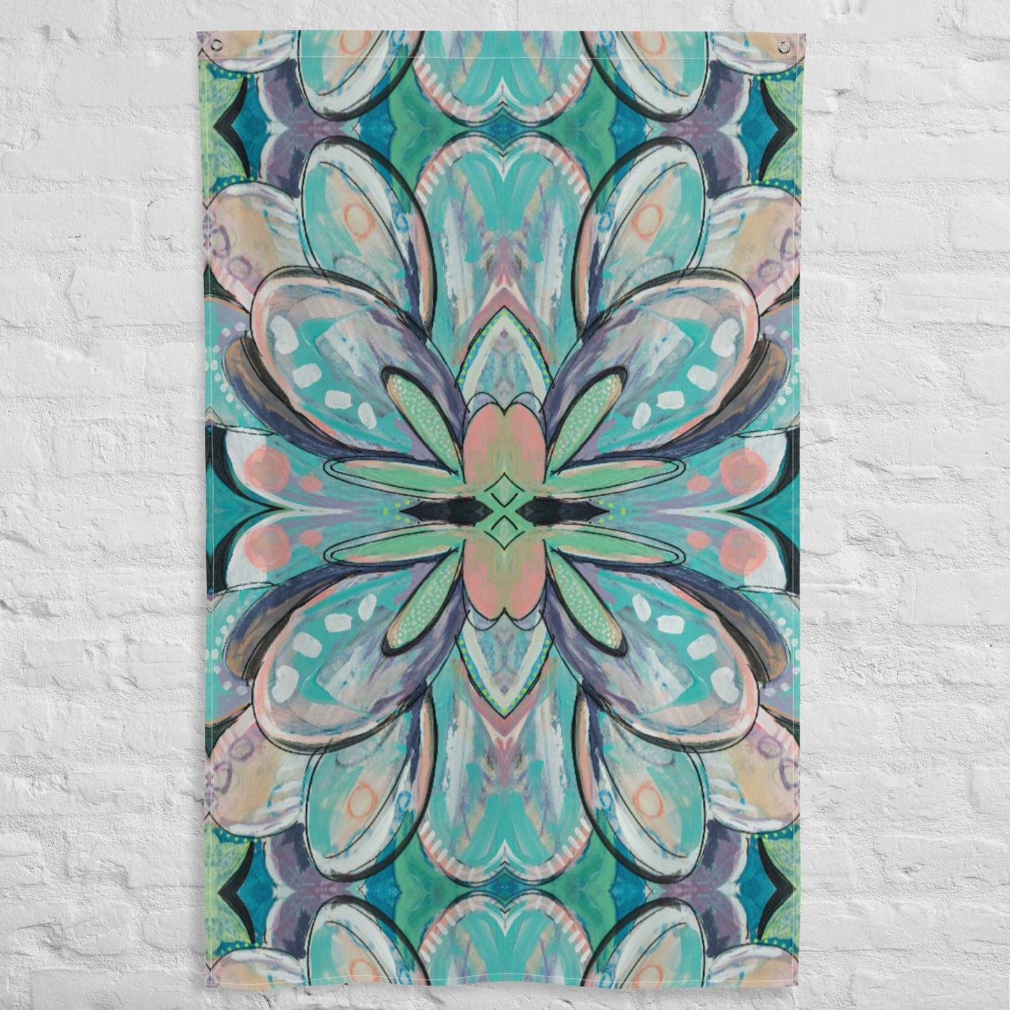 Female of the Species 1 Tapestry Flag