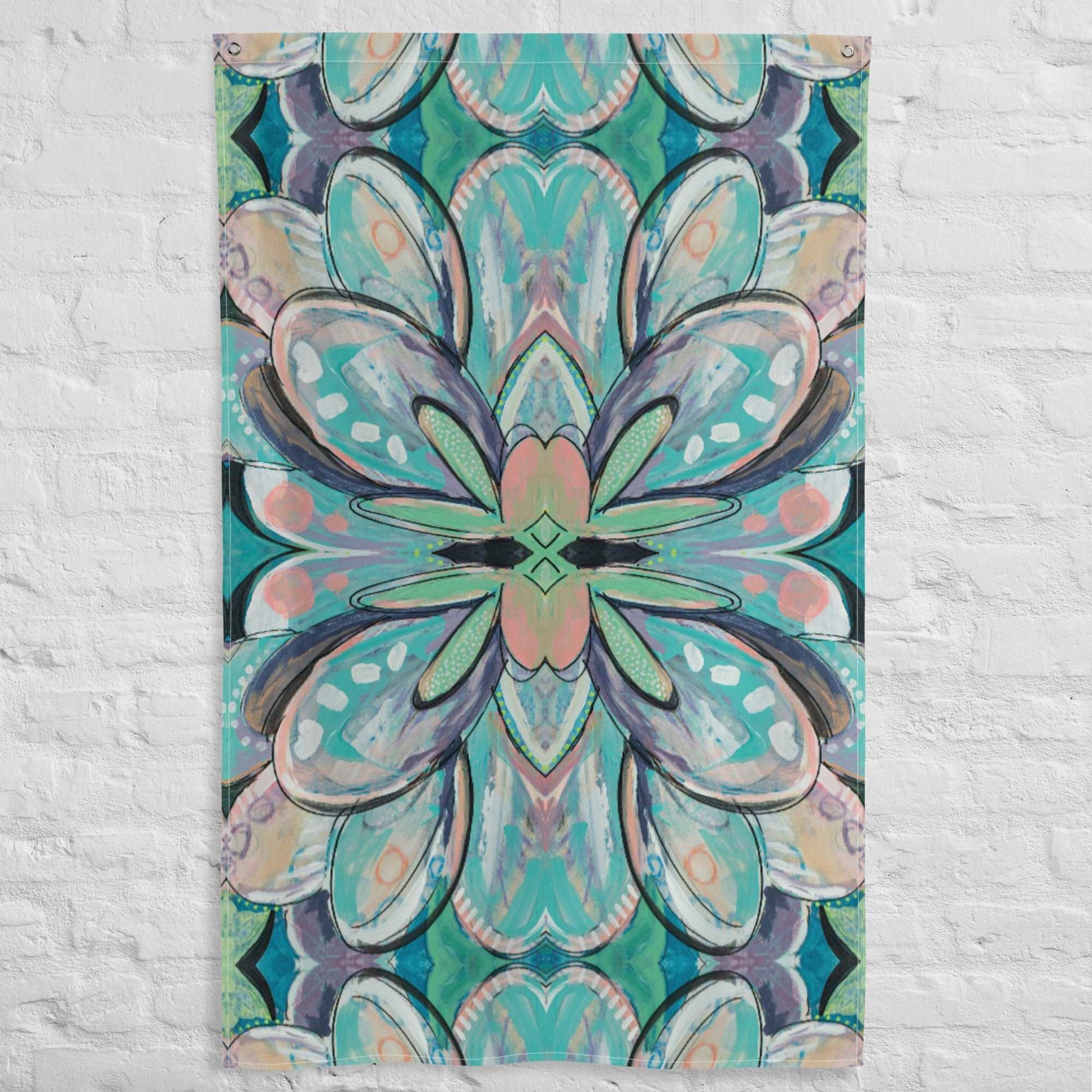 Female of the Species 1 Tapestry Flag