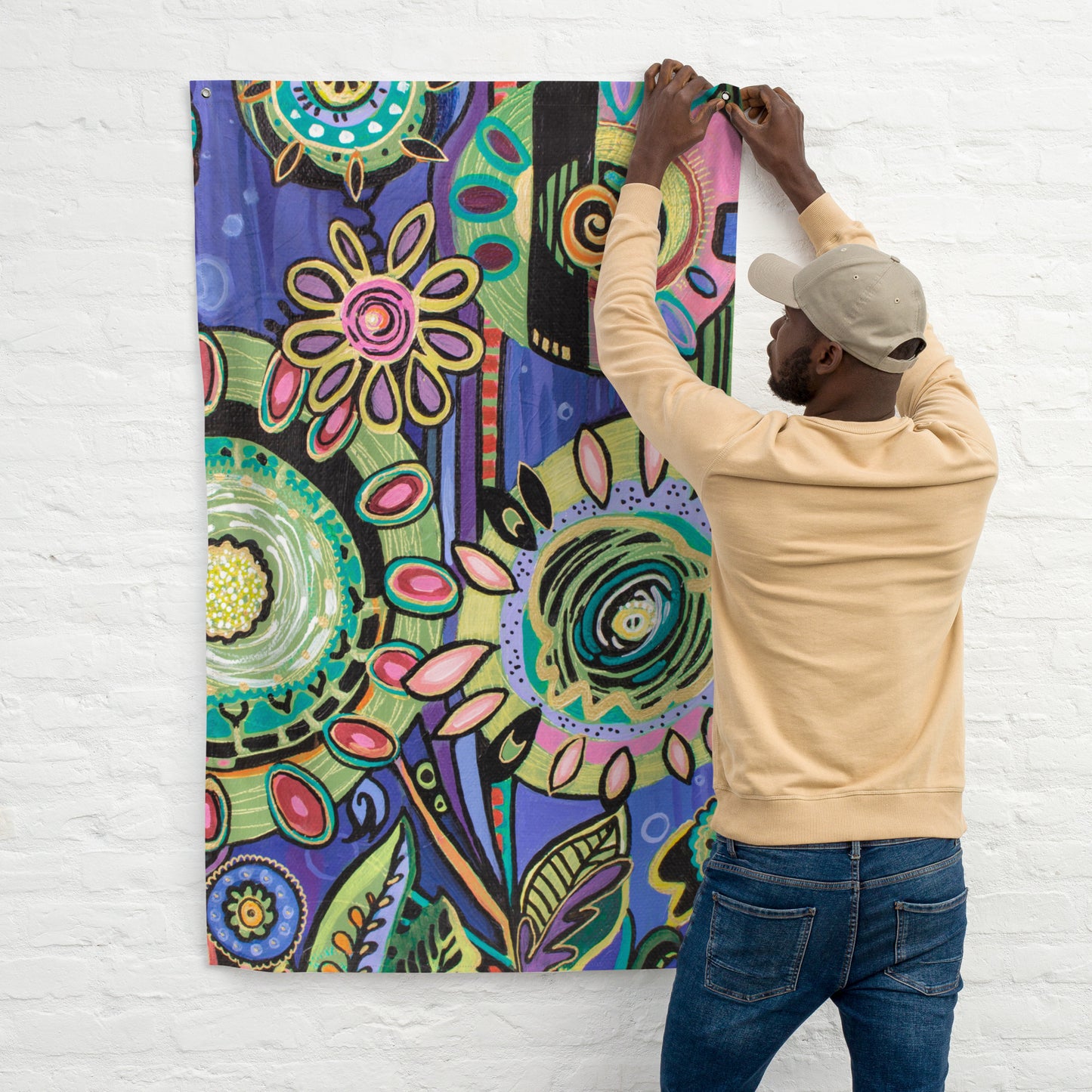 Soul Journey Tapestry Flag