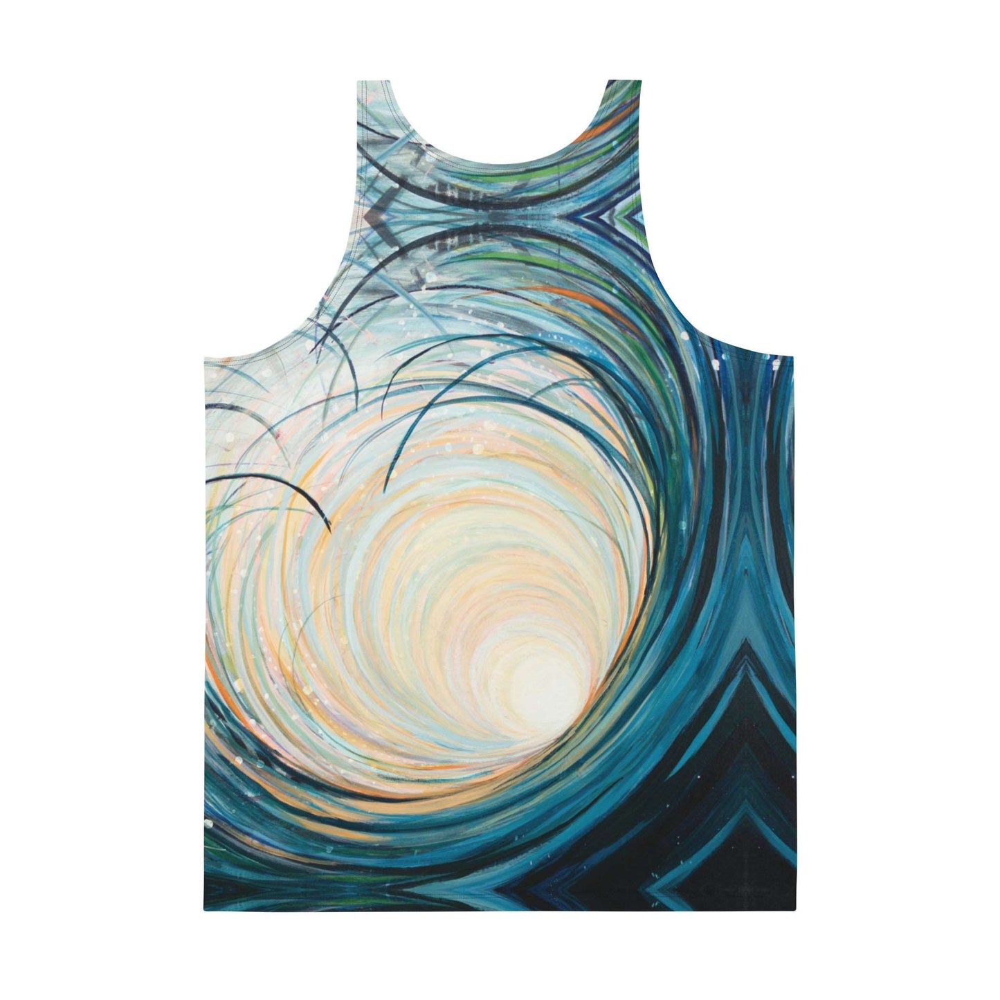 Empty nest, Blue Unisex Tank Top