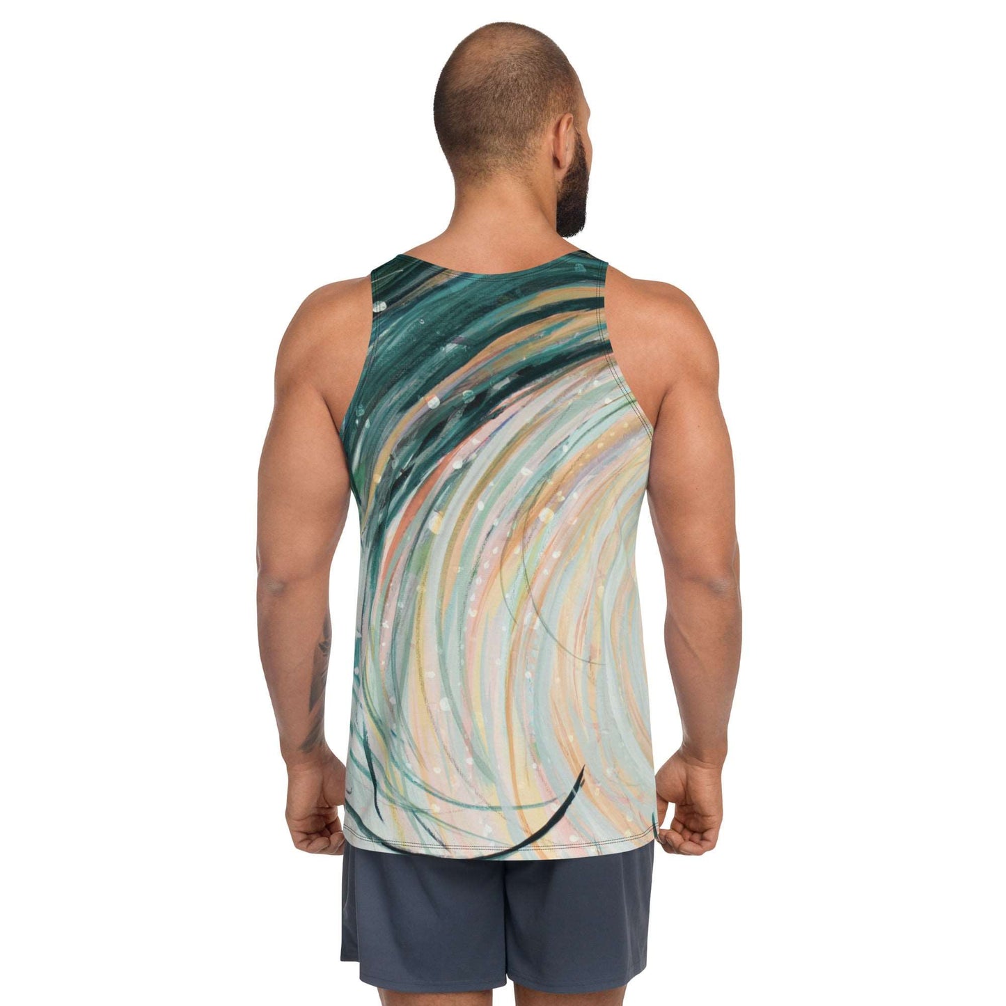 Empty nest, Blue Unisex Tank Top