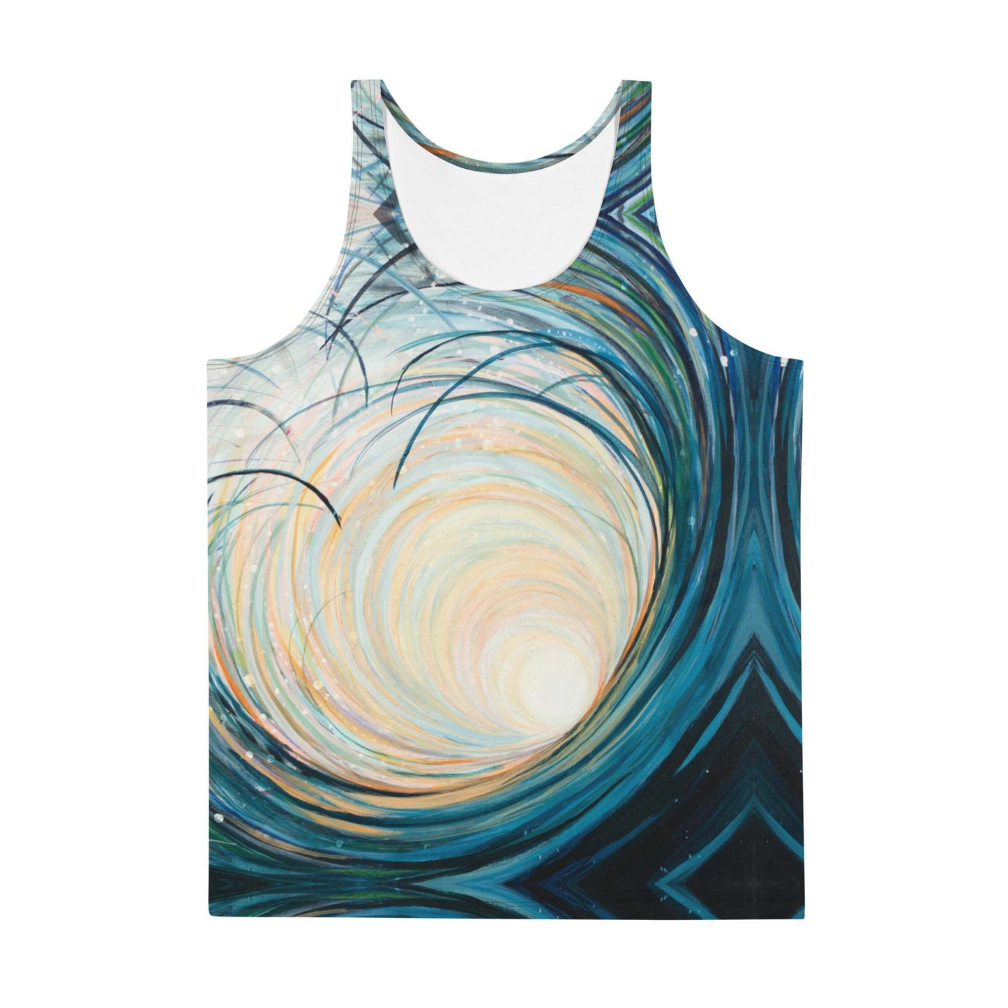 Empty nest, Blue Unisex Tank Top
