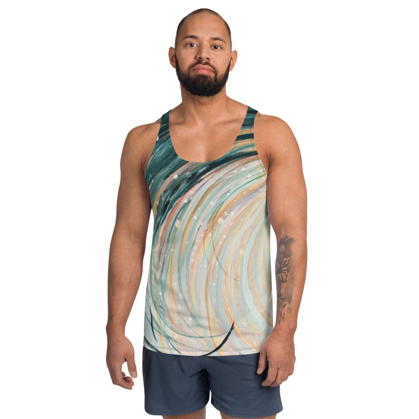 Empty nest, Blue Unisex Tank Top