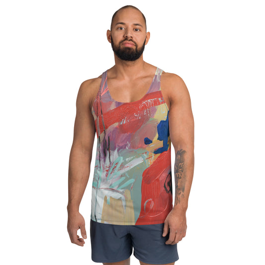 Red Dog Unisex Tank Top