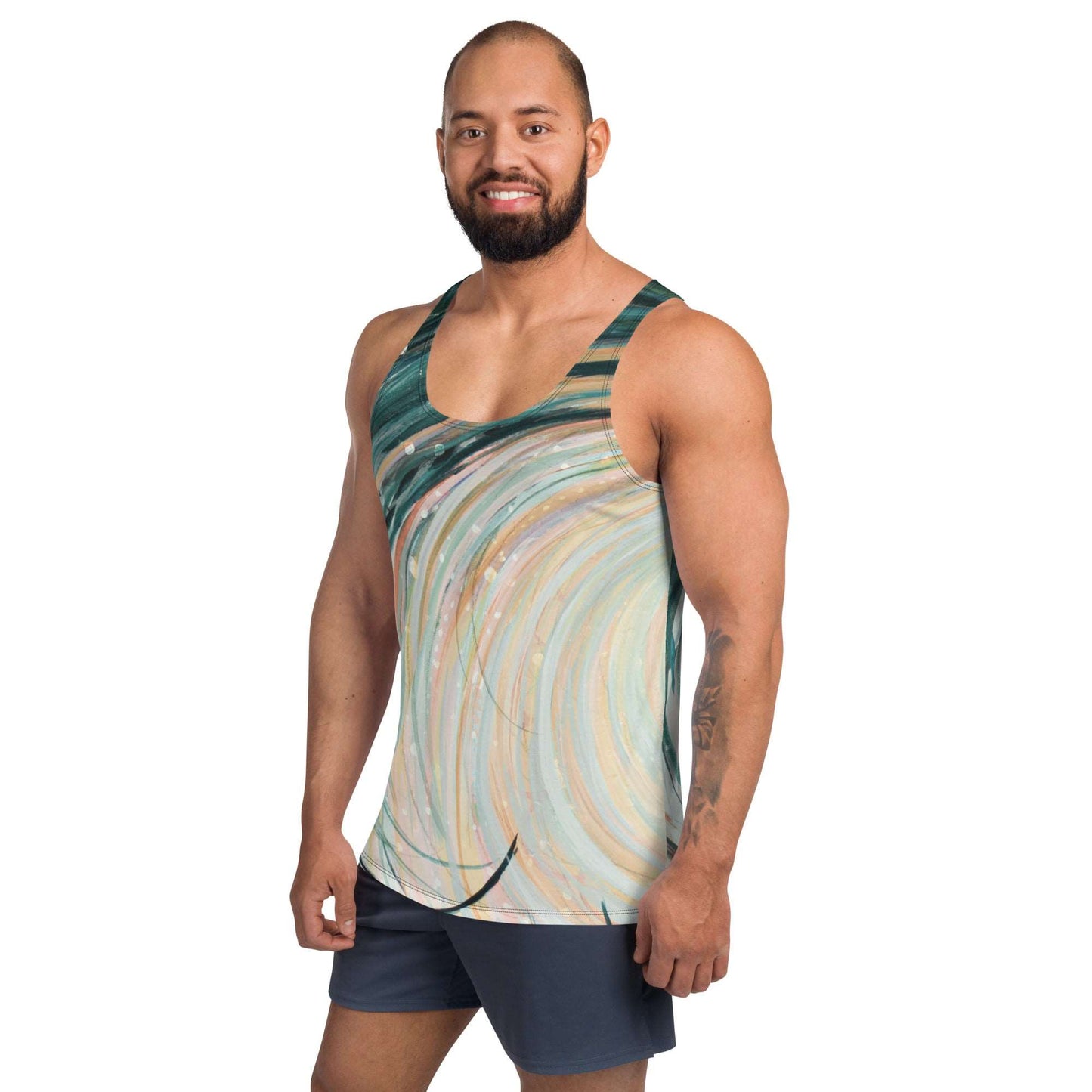 Empty nest, Blue Unisex Tank Top