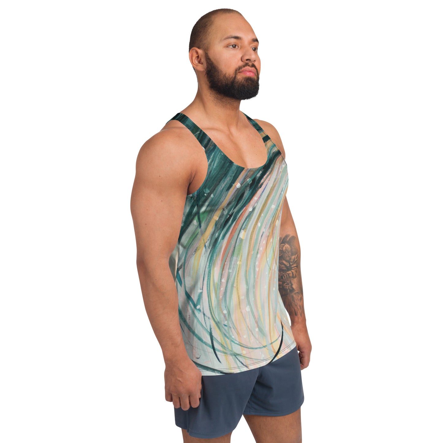 Empty nest, Blue Unisex Tank Top