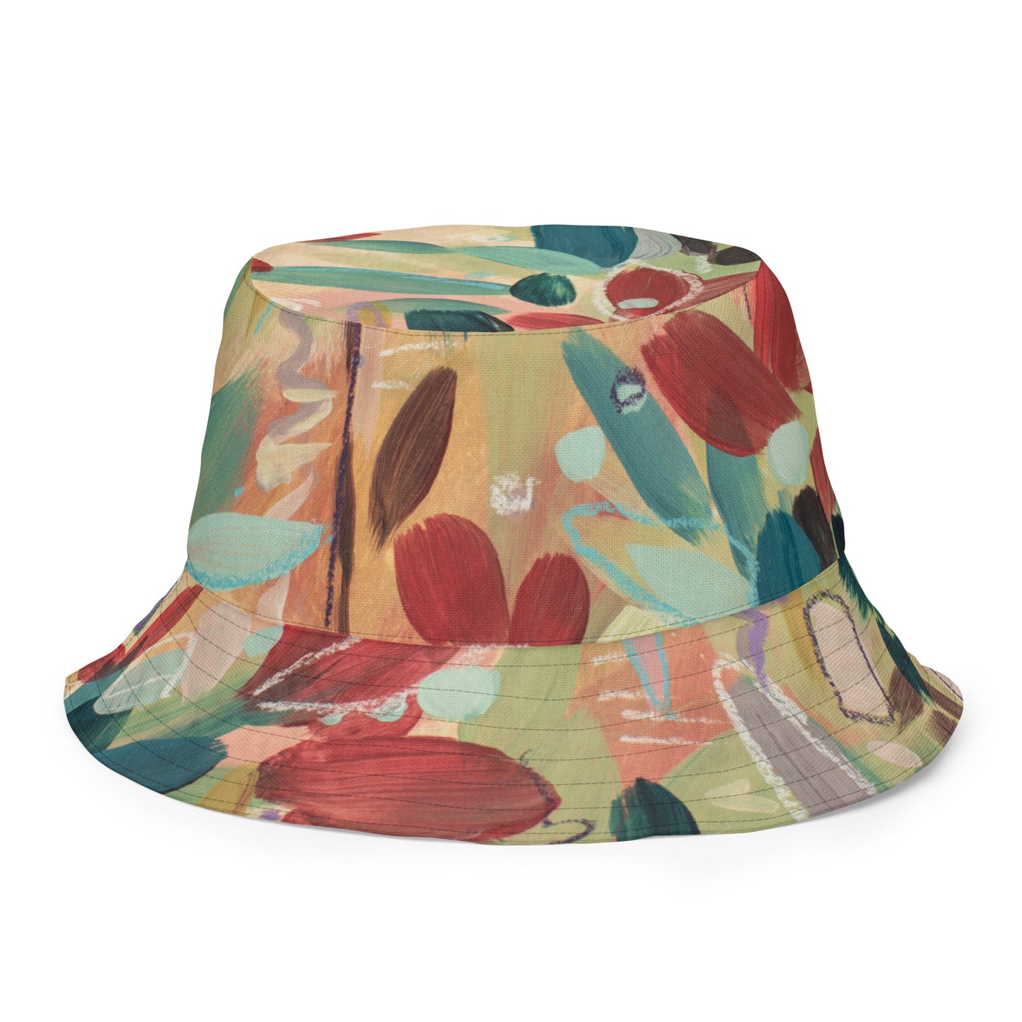 Reckless Succulent / Asking for Flowers  Reversible bucket hat