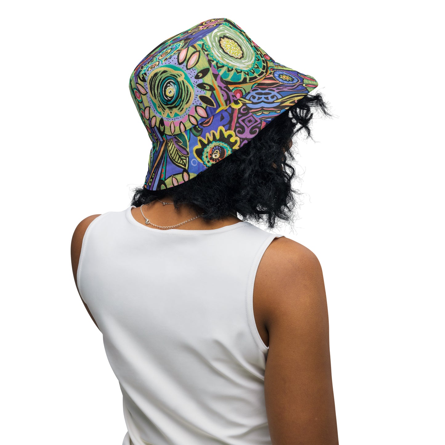 Soul Journey / Efflorescence Reversible bucket hat