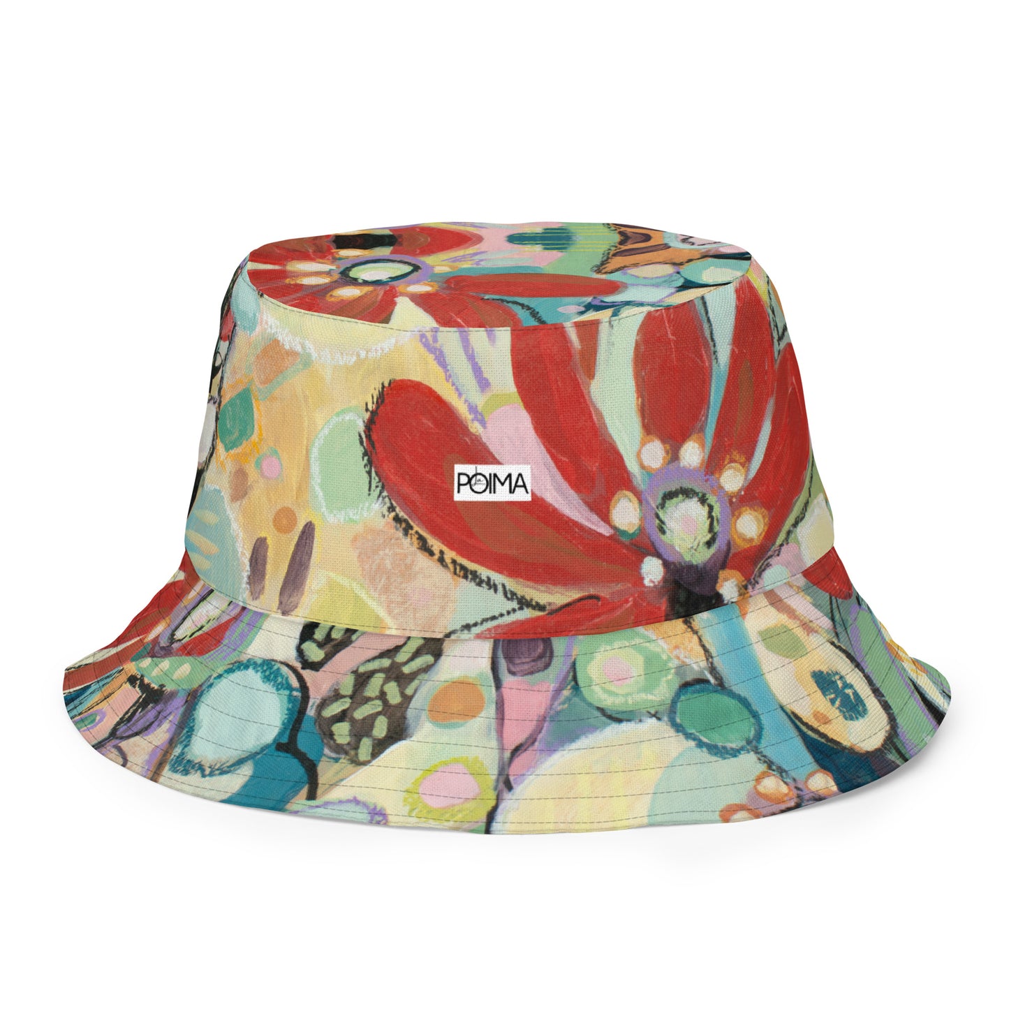 Reckless Succulent / Asking for Flowers  Reversible bucket hat