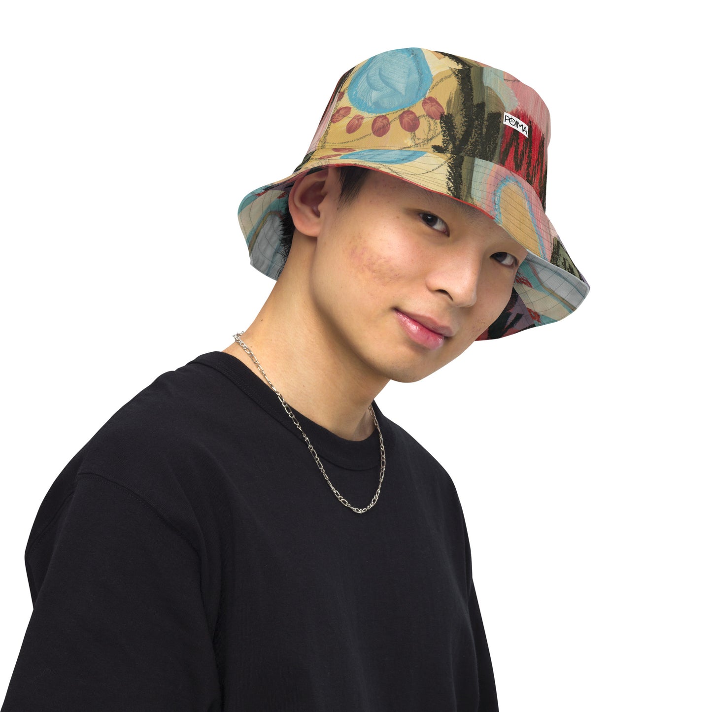 Red Dog/Late July Reversible bucket hat