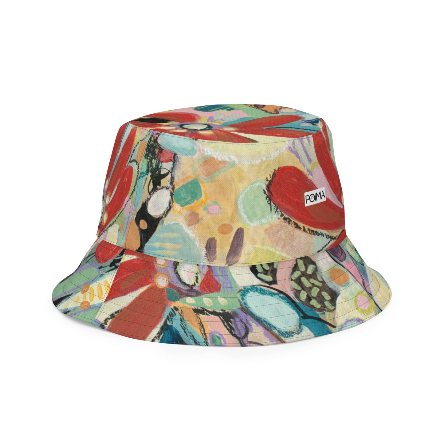 Reckless Succulent / Asking for Flowers  Reversible bucket hat