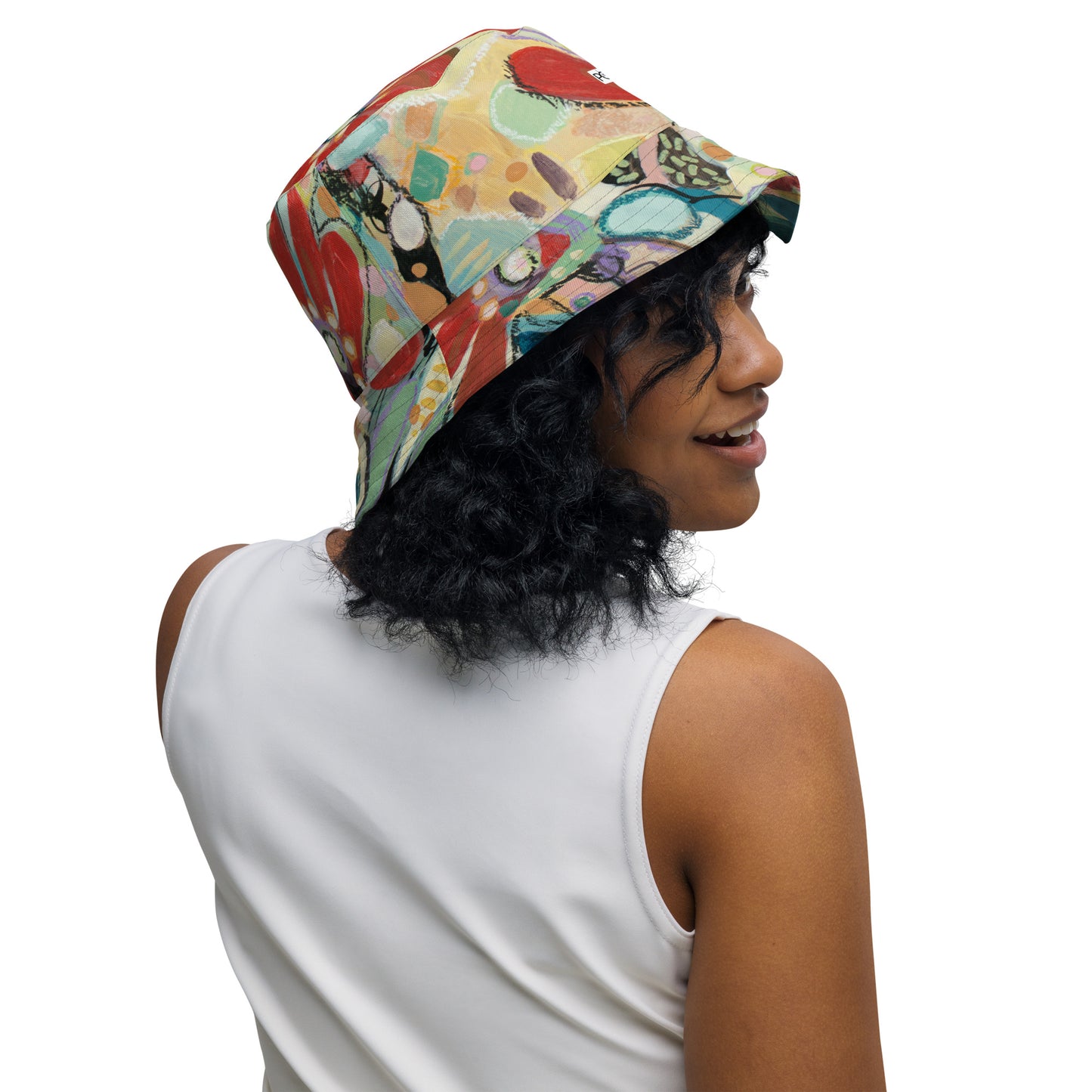 Reckless Succulent / Asking for Flowers  Reversible bucket hat