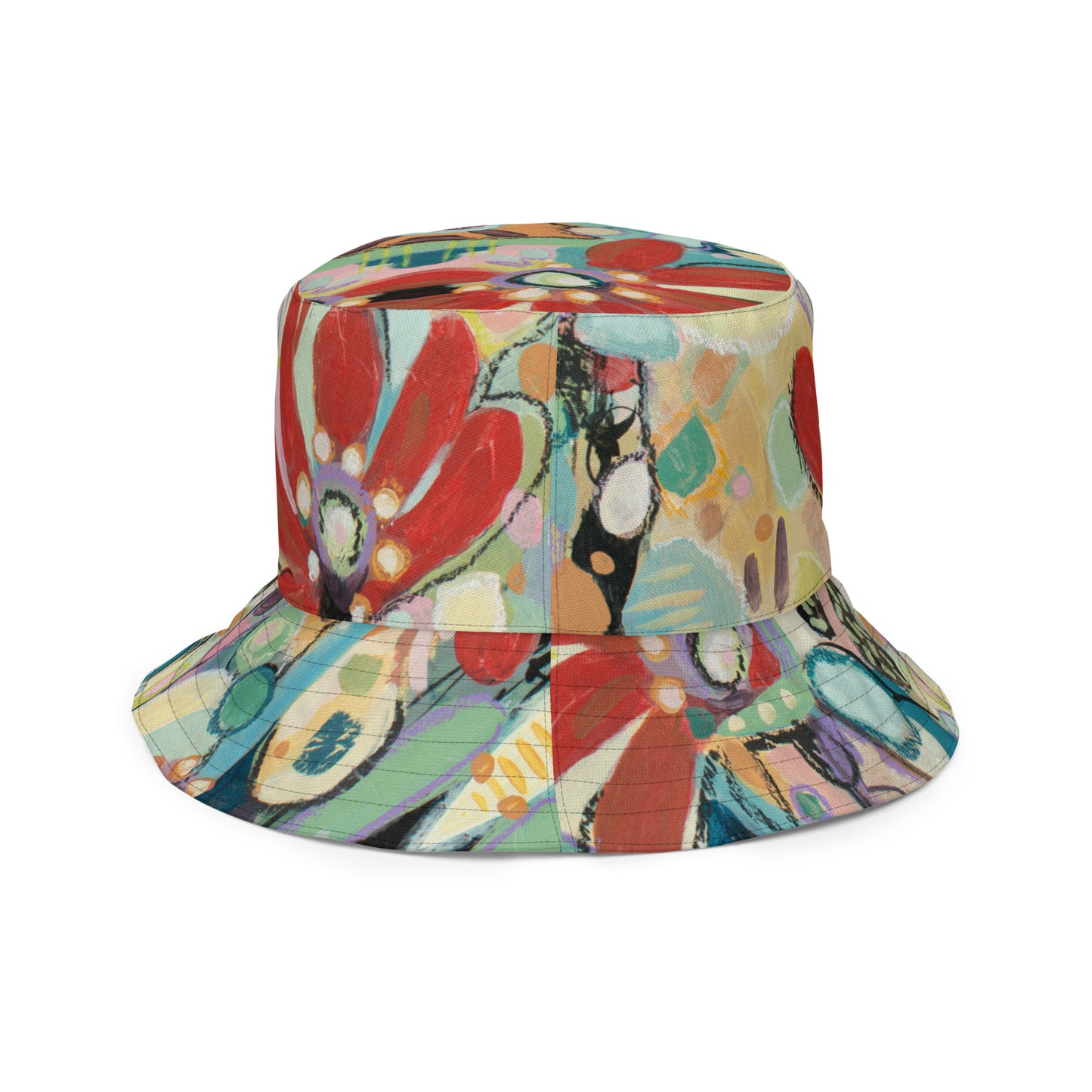 Reckless Succulent / Asking for Flowers  Reversible bucket hat