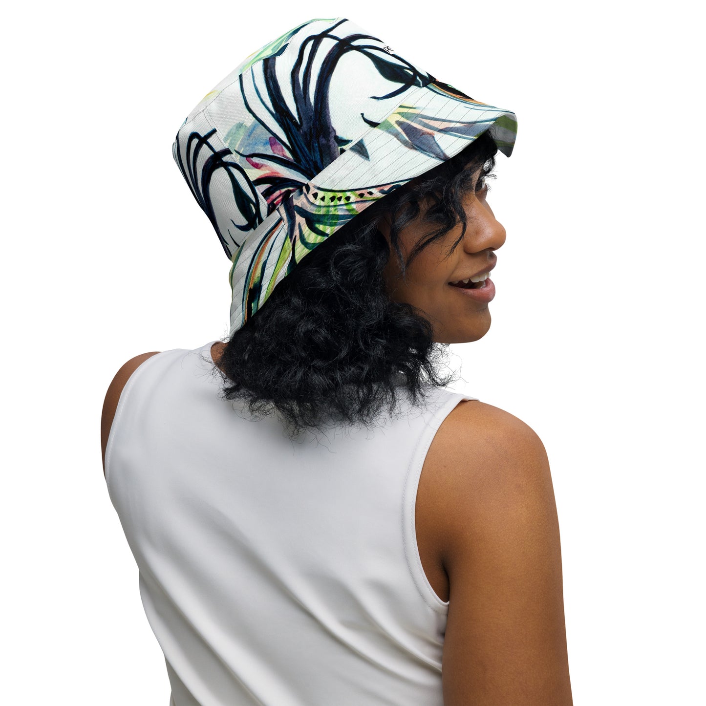 Let's Roll / Word of Mouth Reversible bucket hat