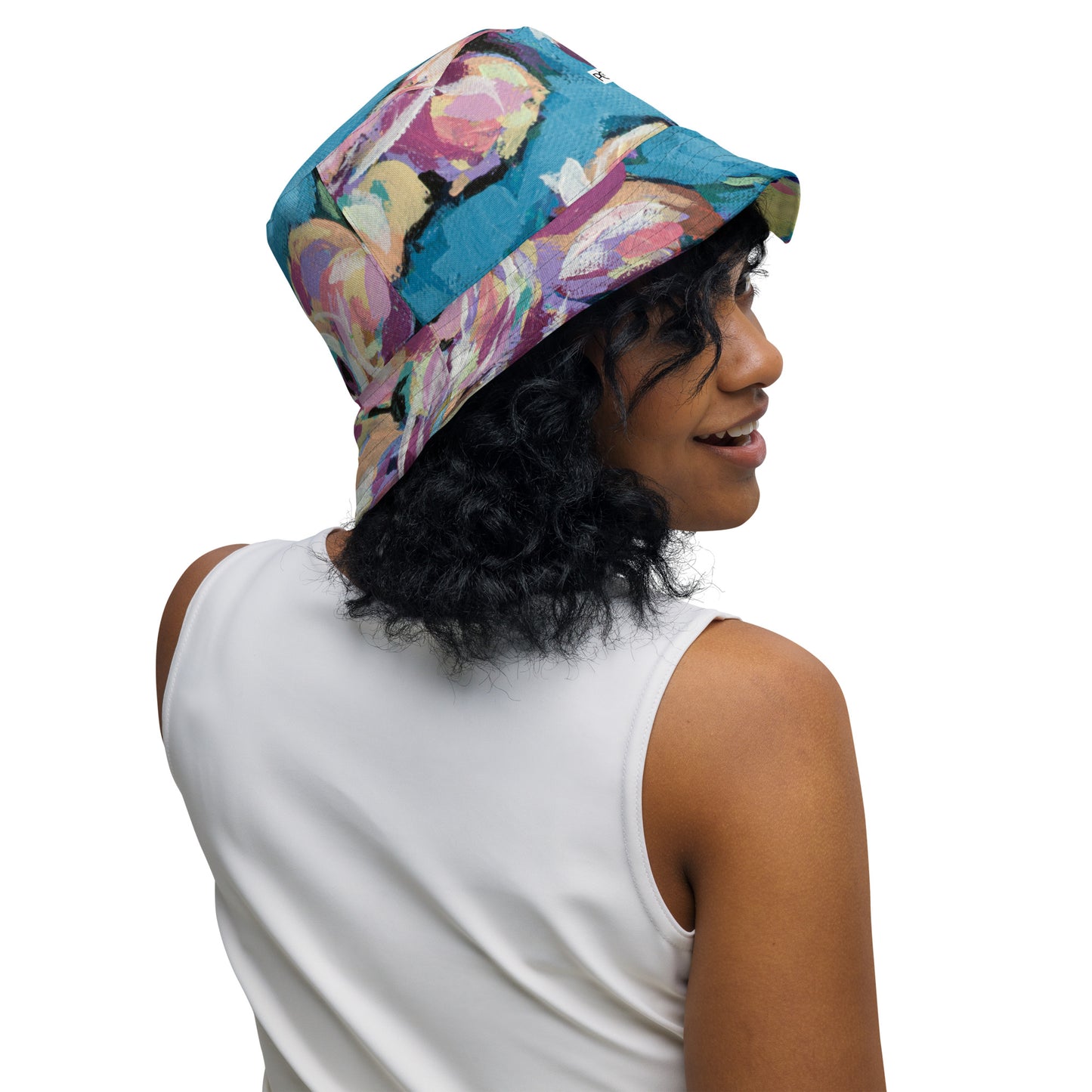 Sun Garden / Cluster of Spring Reversible bucket hat