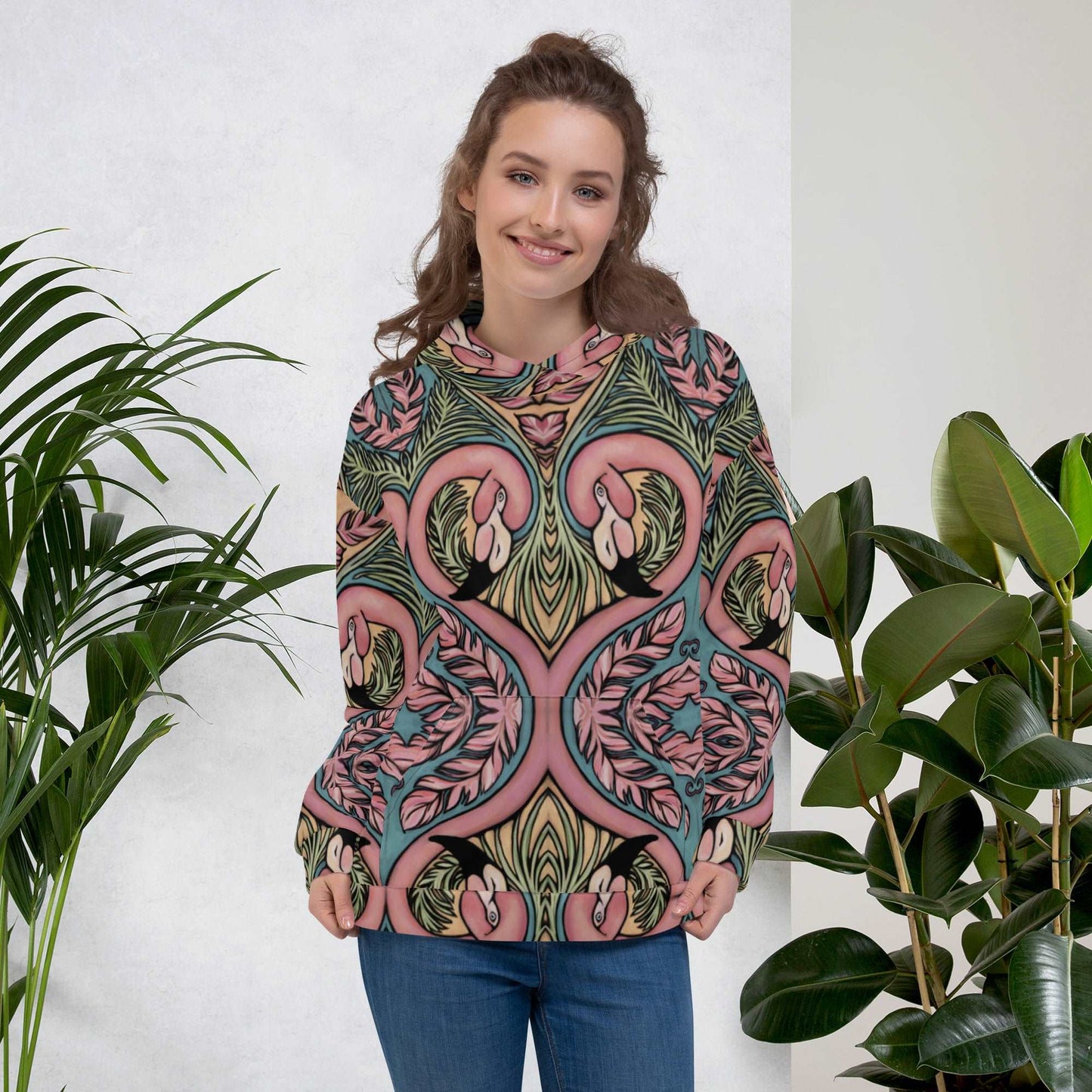 Flamingo Baby, Epic Unisex Hoodie