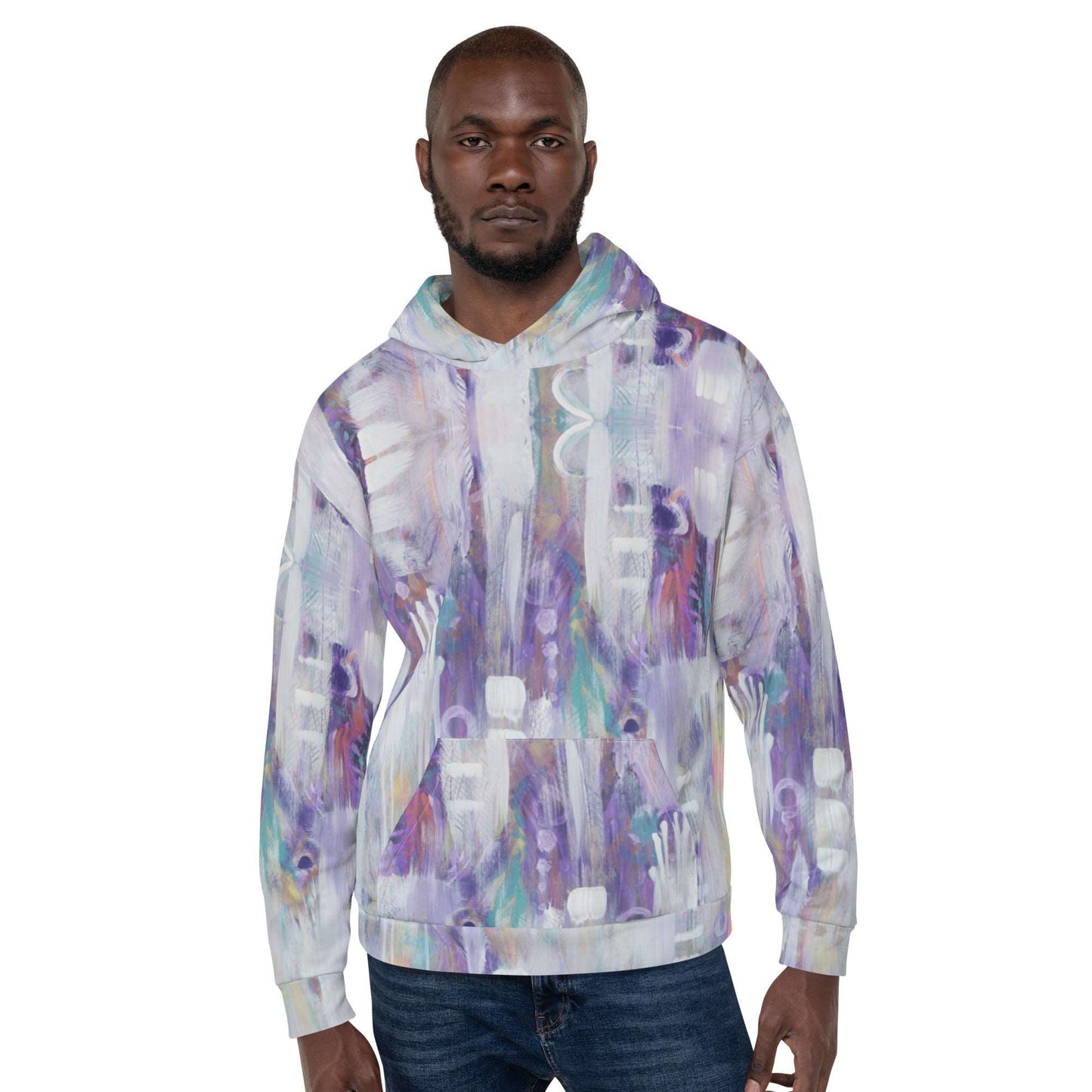Abstract Purple, Epic Unisex Hoodie
