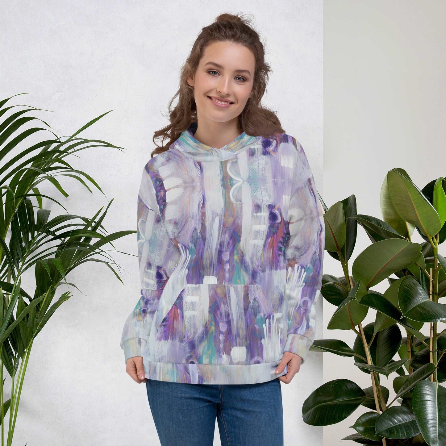 Abstract Purple, Epic Unisex Hoodie