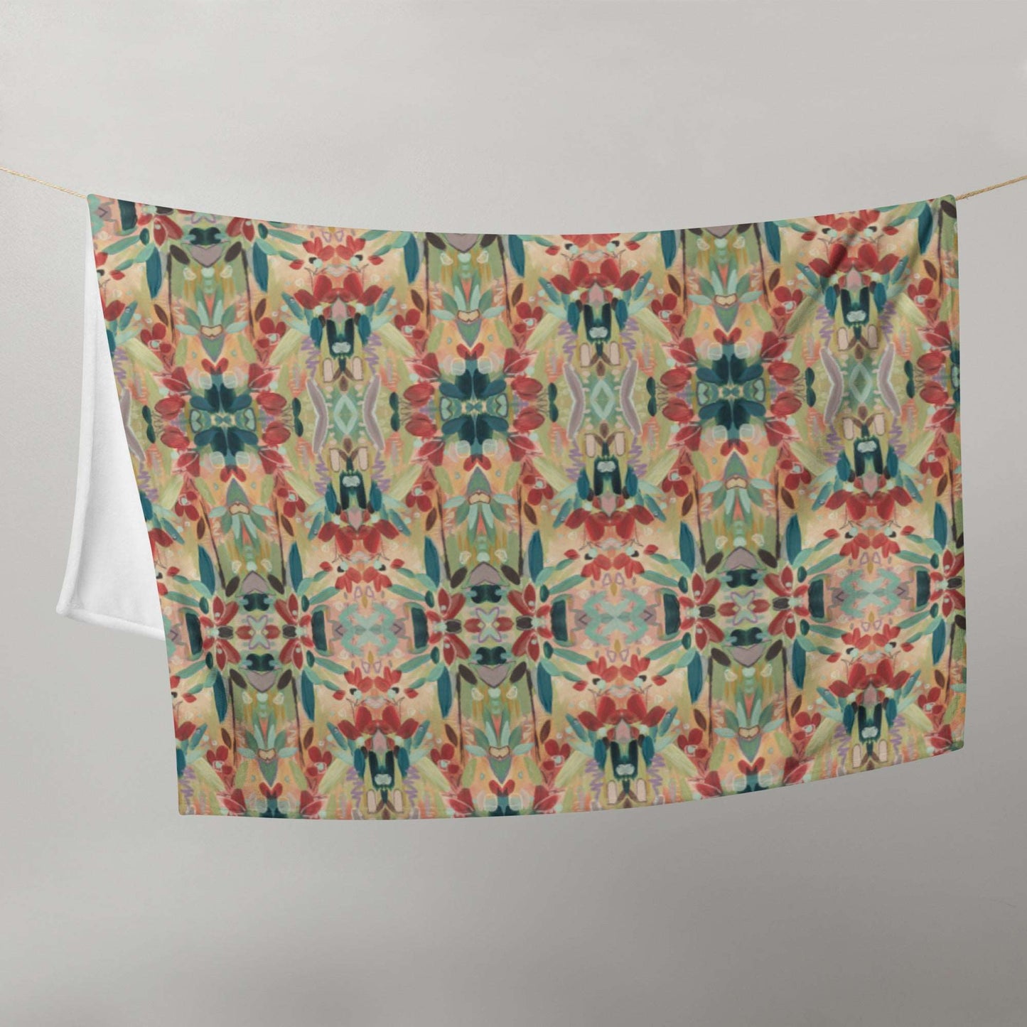 Asking for Flowers, Throw Blanket