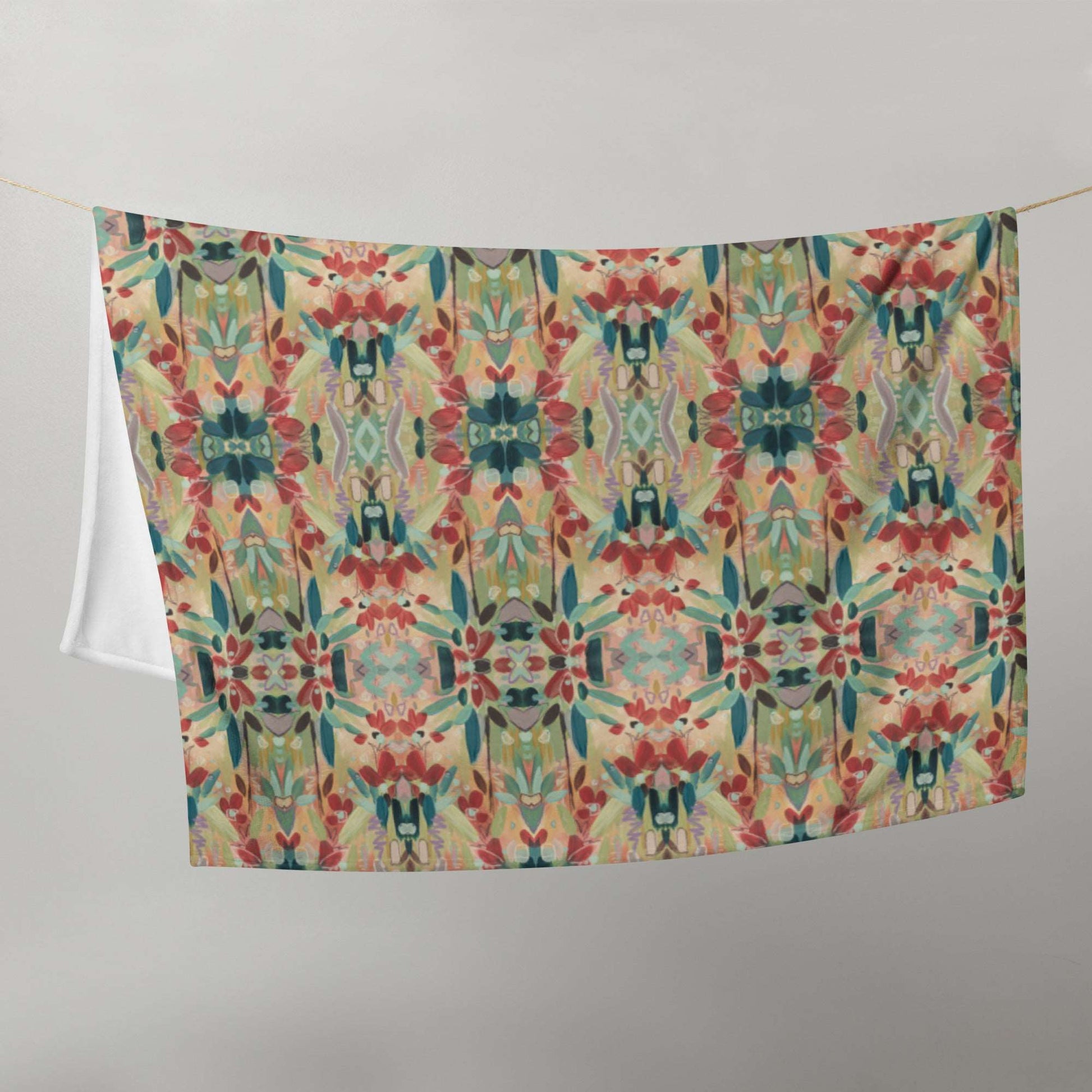 Asking for Flowers, Throw Blanket
