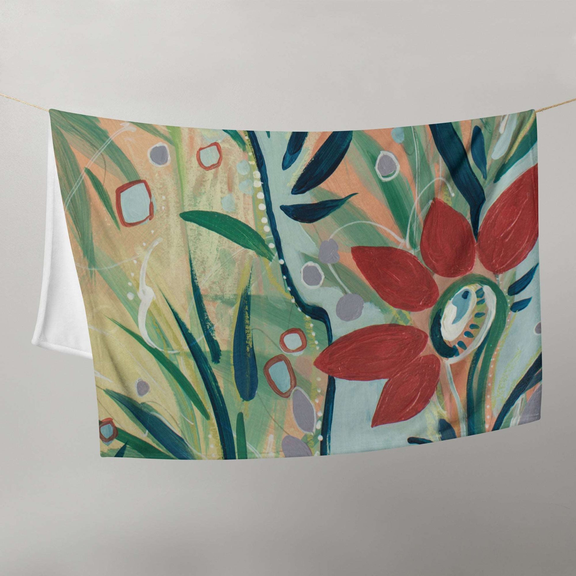 Footsteps in the Distance 3, Throw Blanket