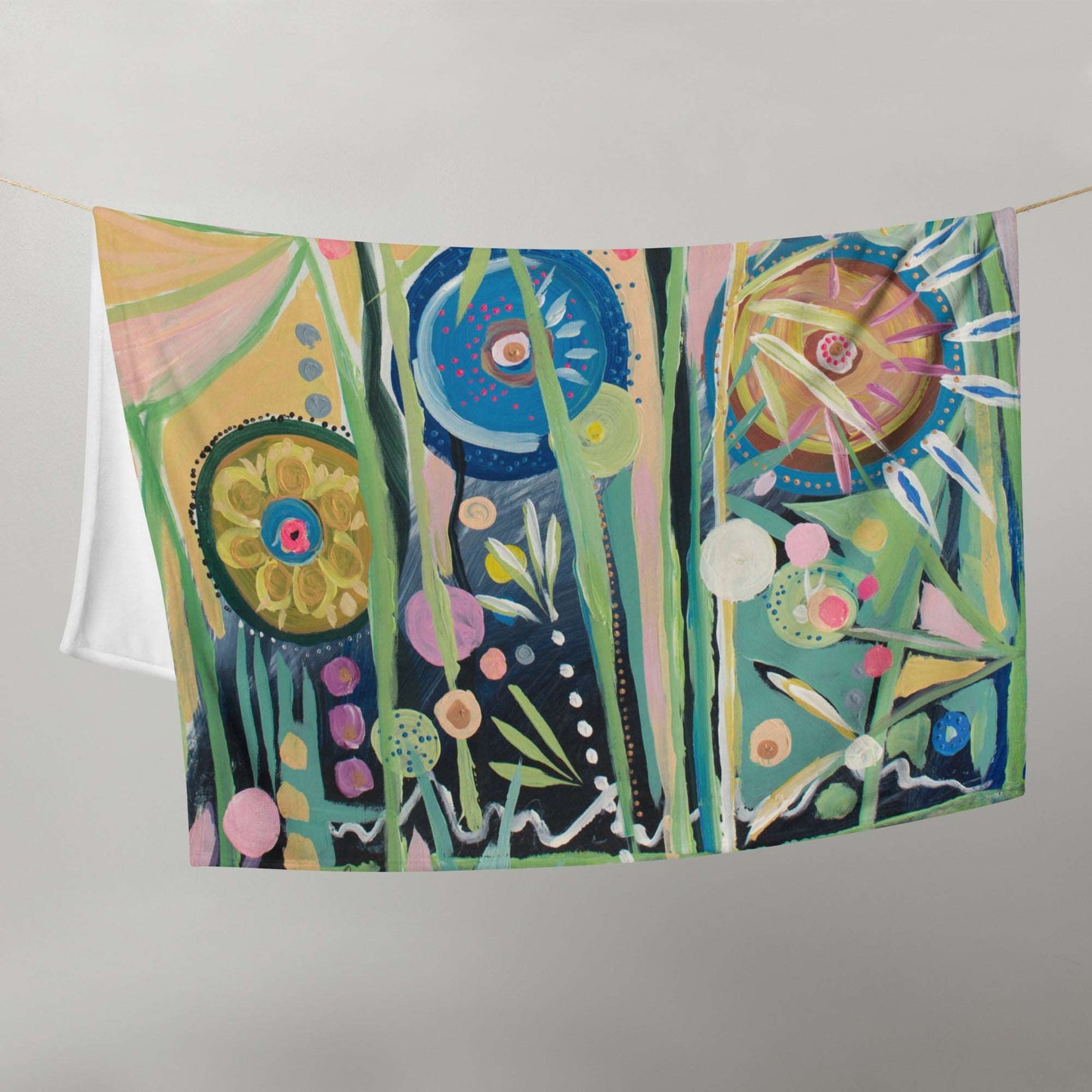 Efflorescence,  Throw Blanket