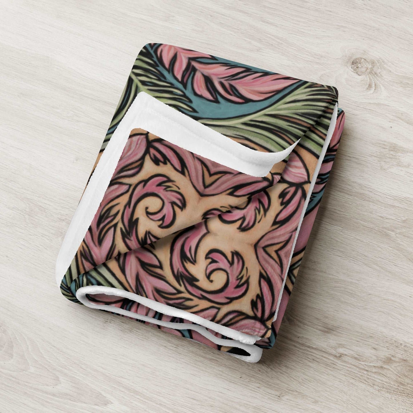 Flamingo Baby, Throw Blanket