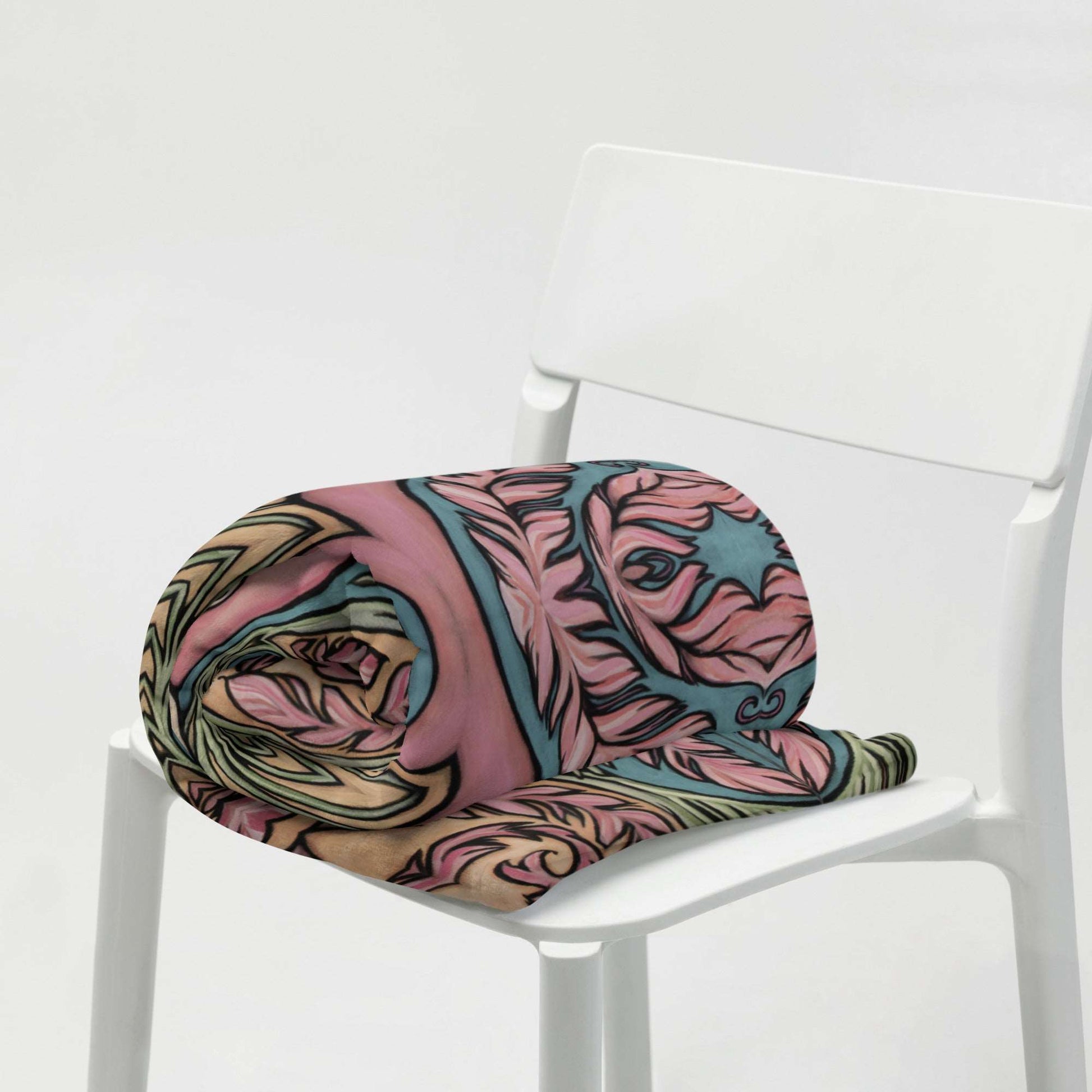 Flamingo Baby, Throw Blanket