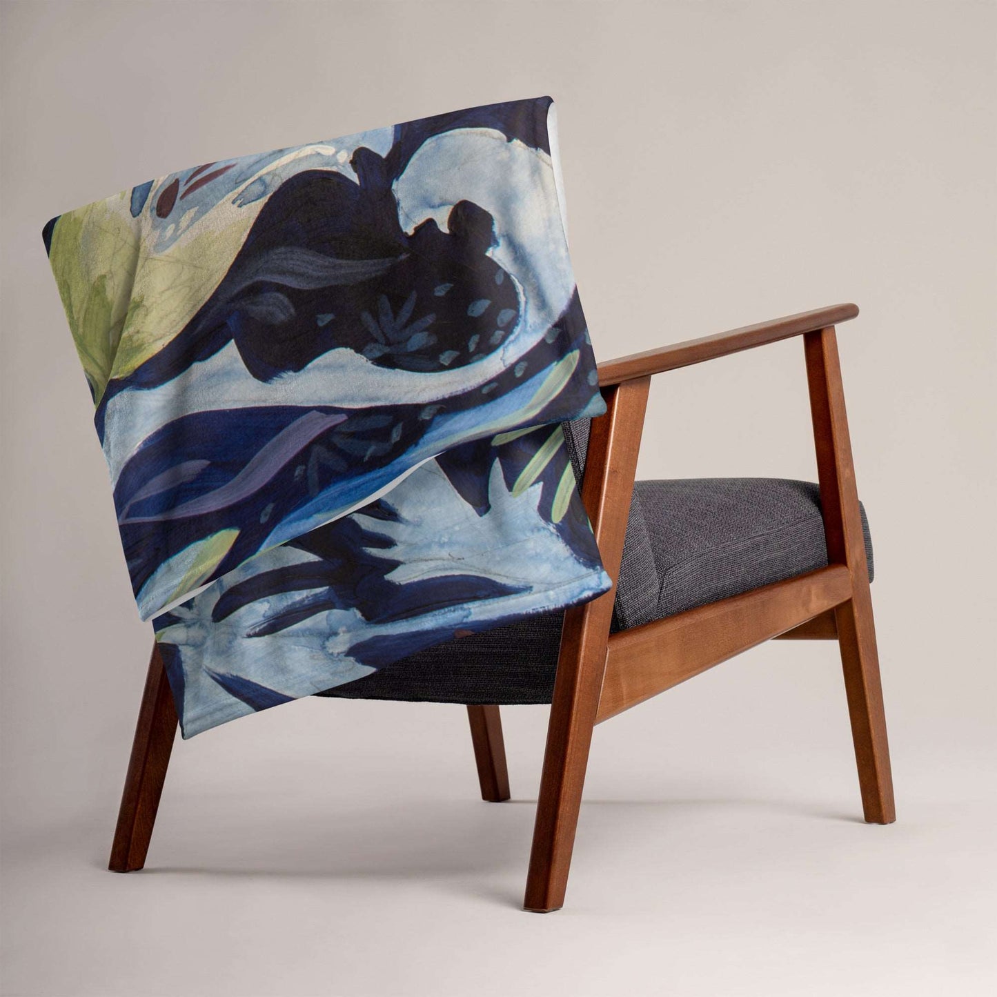 Blue Nightfall 3 Throw Blanket