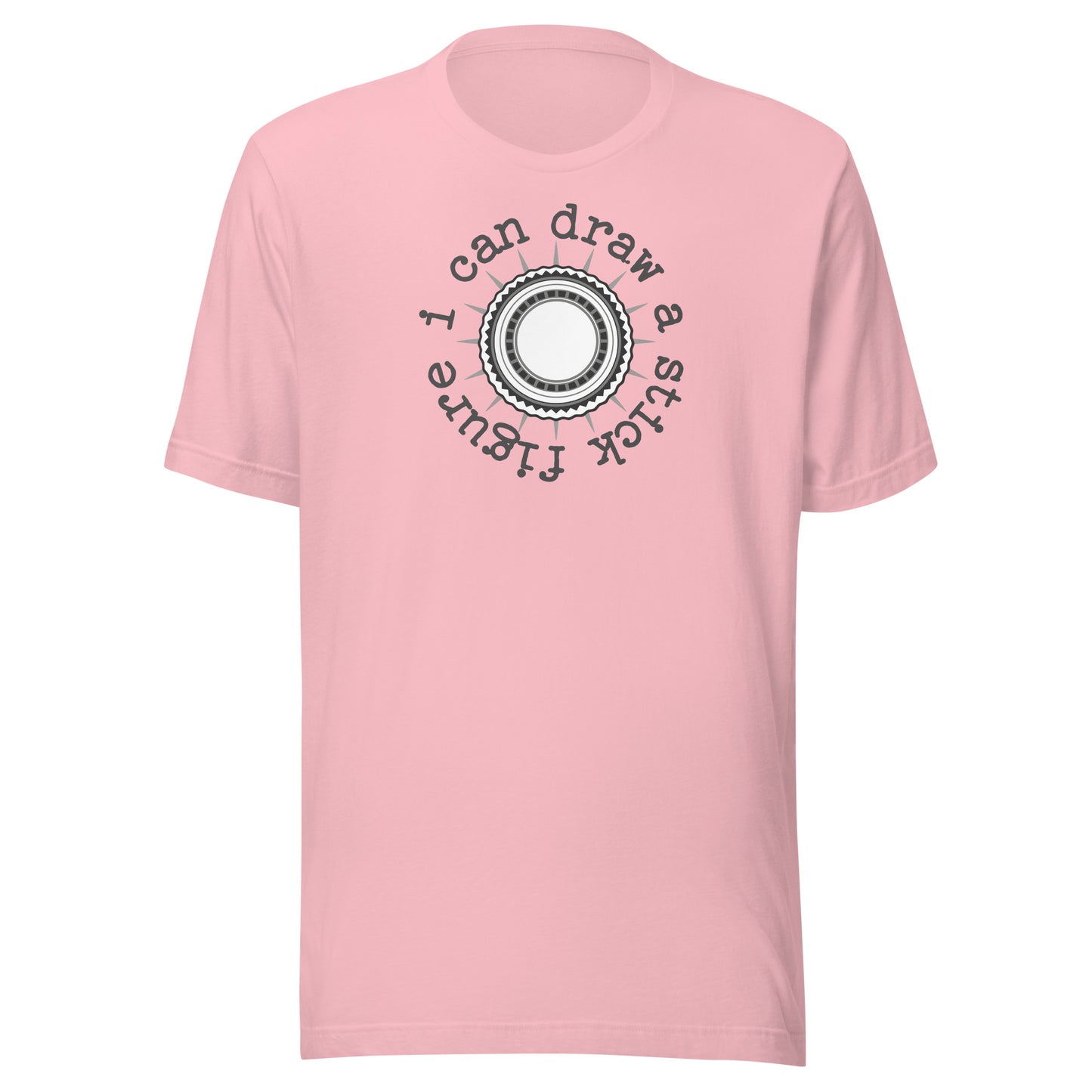 I can draw a stick figure ( interactive) t-shirt