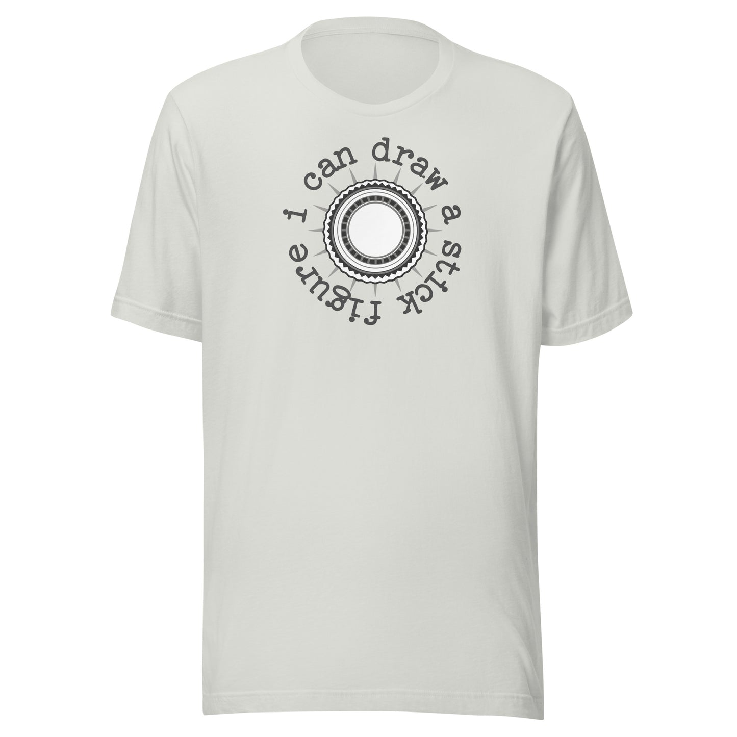 I can draw a stick figure ( interactive) t-shirt