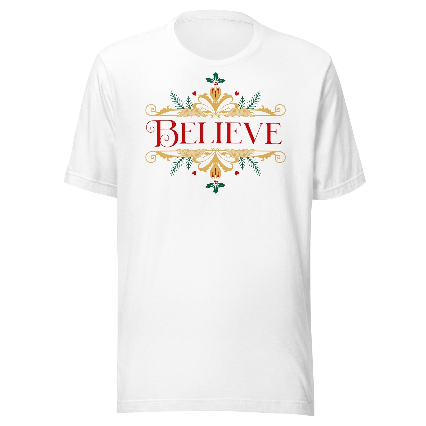 Believe Christmas t-shirt