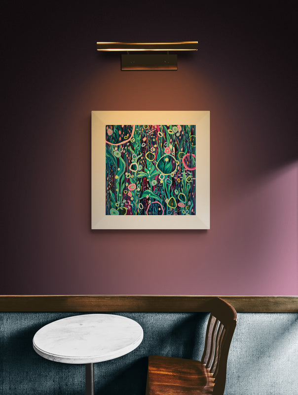 BEAUTY IN NUMBERS, Original abstract canvas painting for sale, Abstract art, Intuitive