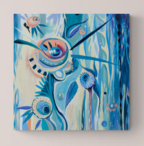 HIP HOP, Original abstract canvas painting P.O.R.