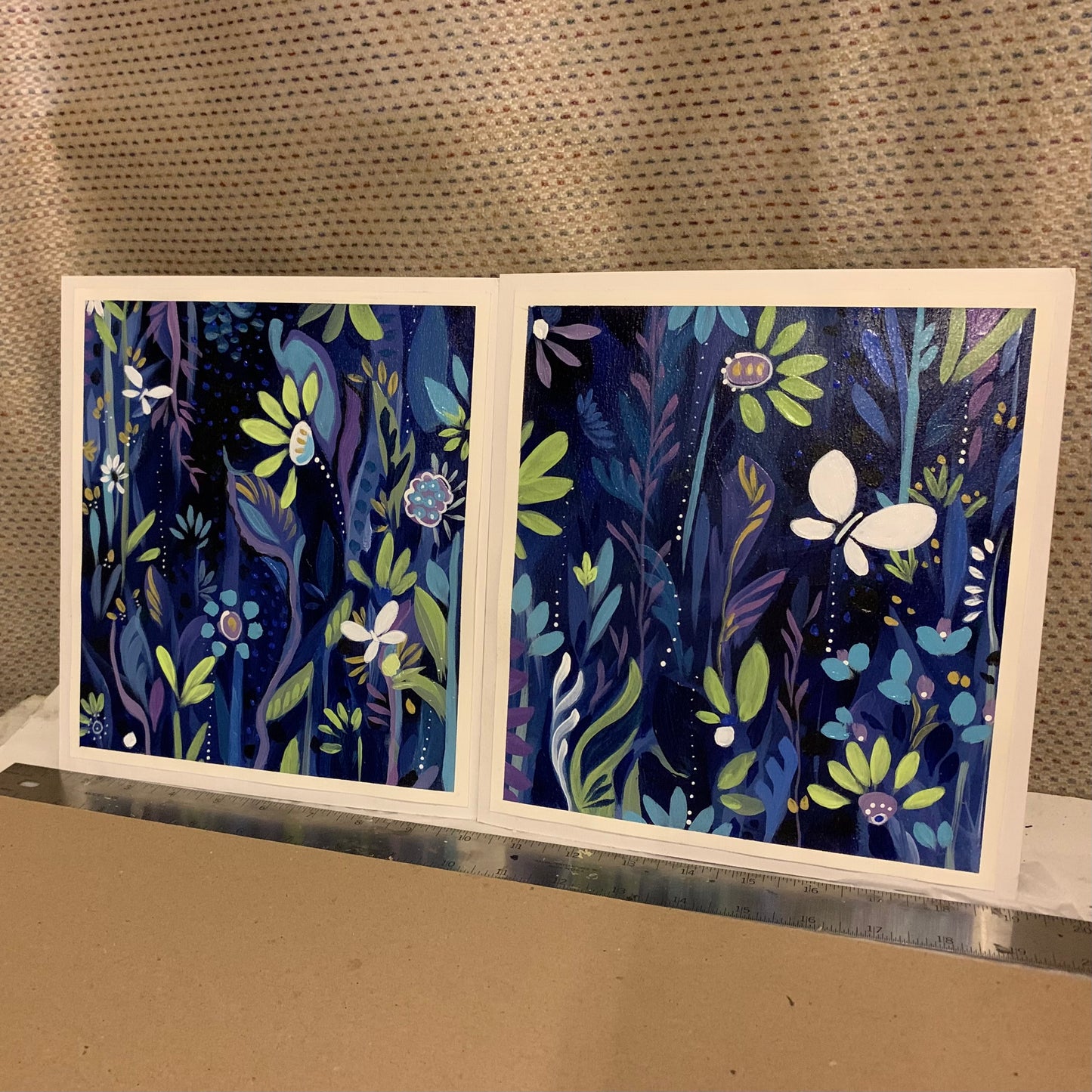Blue Nightfall 2 painting  P.O.R.