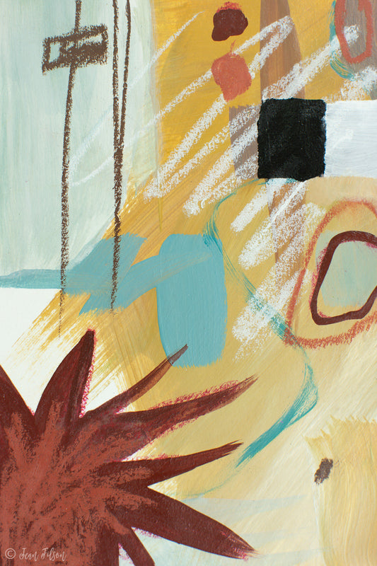 No reason to cry Painting P.O.R.