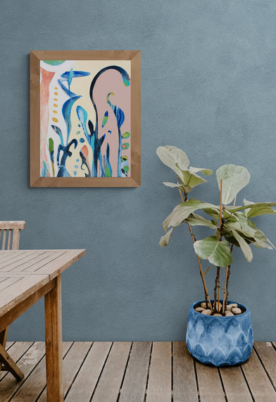 DOVE, Original abstract canvas painting P.O.R.