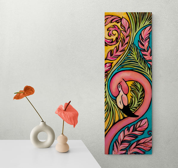 FLAMINGO BABY, Painting SOLD