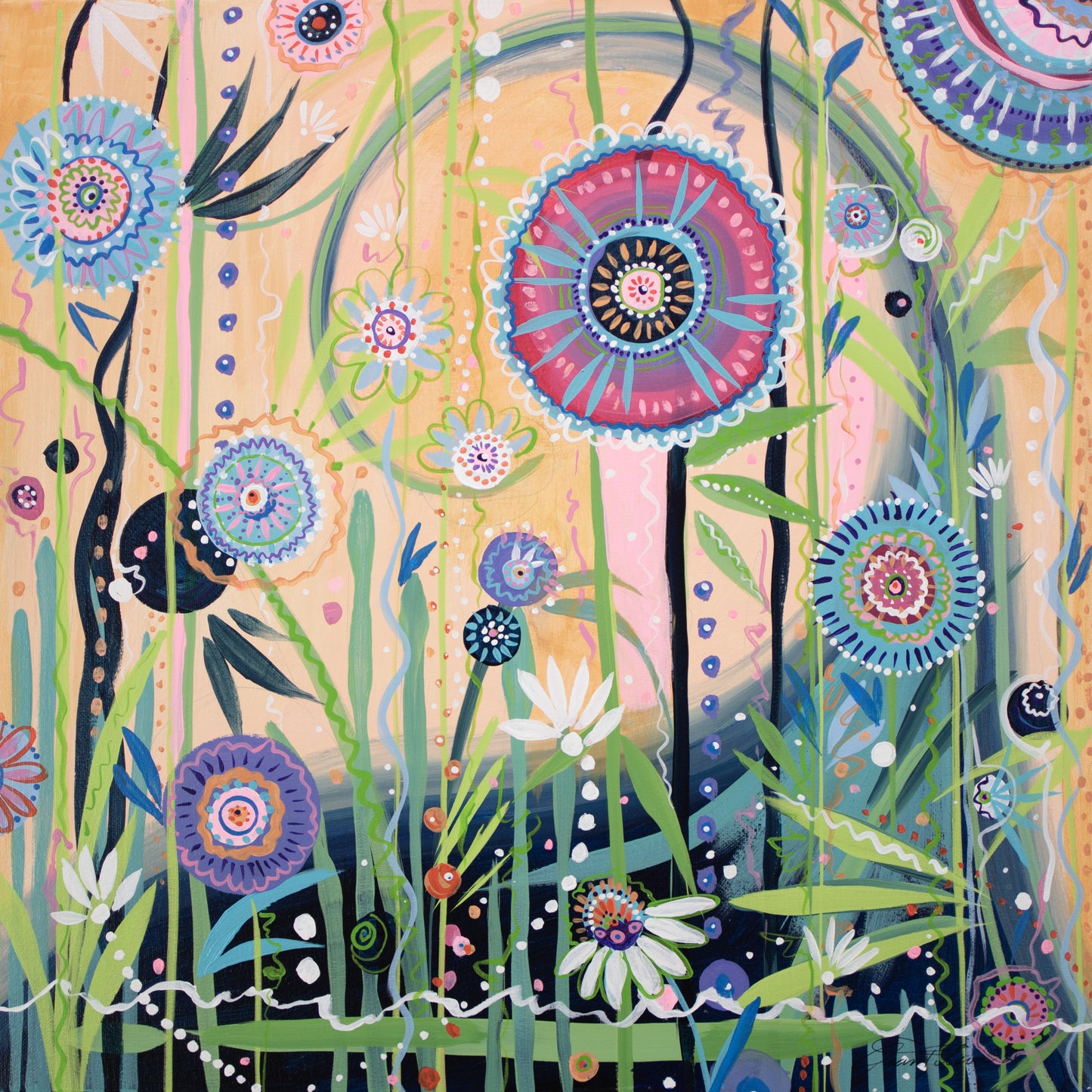 SONG OF SPRING, painting  P.O.R.