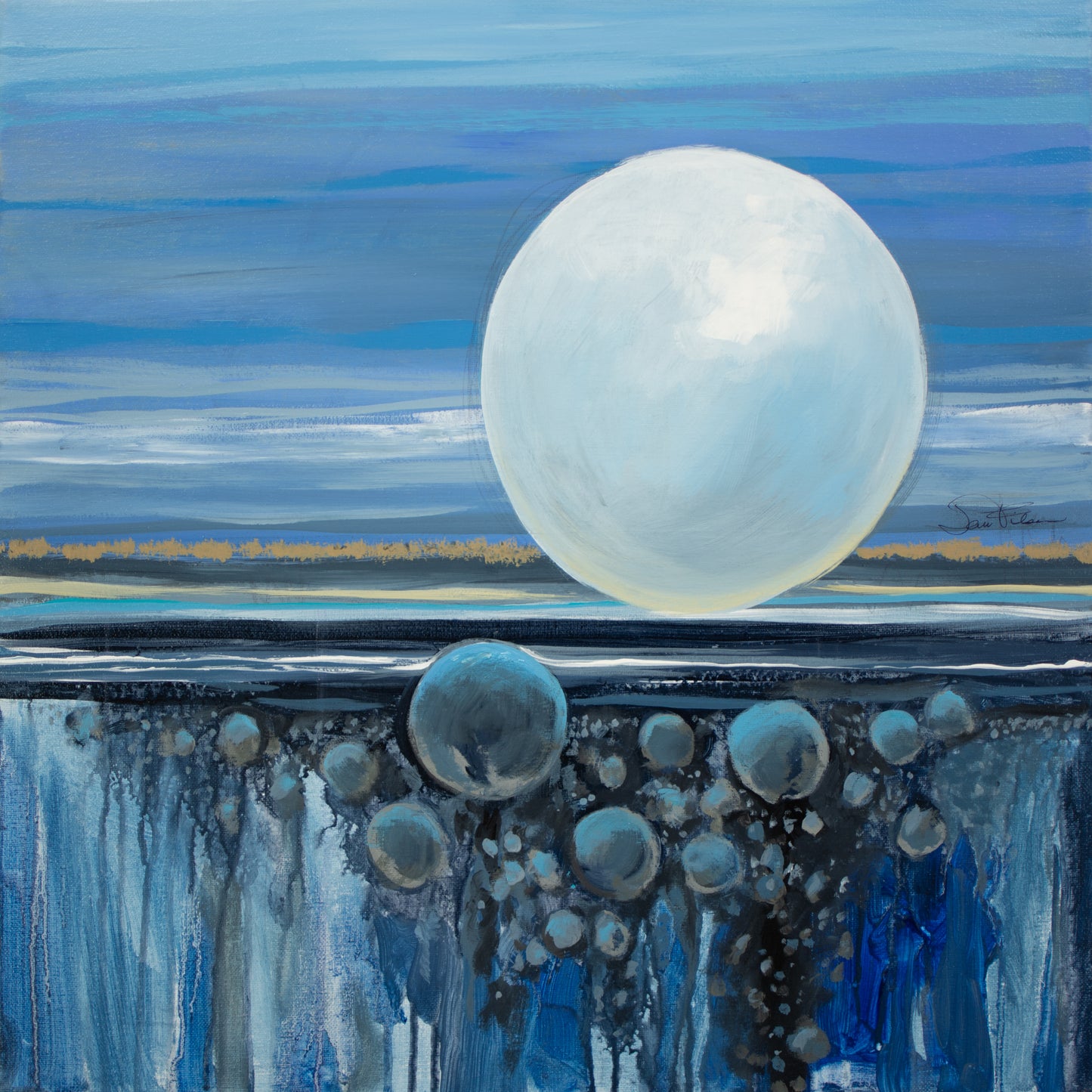 PEARL OF WISDOM, painting  P.O.R.